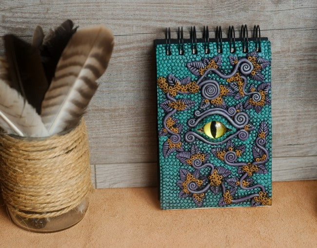 Carnet Draconique turquoise