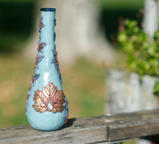 Vase Elfique Feuilles